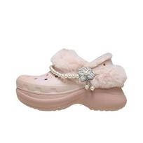 Crocs Little Whale Pear Blossom Fashion Comfortable Clogs Women clogs Quartz-Pink 211977-6UR 36-37