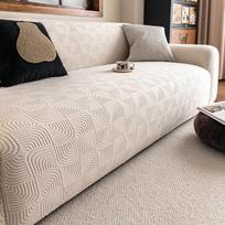 Modern and Simple Sofa Cover All Inclusive Lazy Elastic Cover  All Season Universal Anti Cat Scratch Leather Sofa Protective Cover 90cm-140cm]