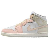 Air Jordan 1 Mid SE White Guava Ice HJ6654-100 42.5 gray