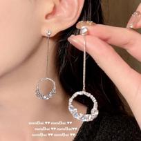 Sotheby'S Wheat Ear Gem Pearl Brooch, Fujia Thousand Gold, 18K Jinshan Camellia Zircon Brooch Earrings black