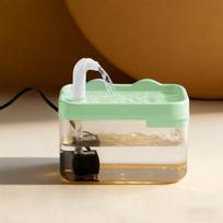 Pet Water Dispenser - Cat Flowing Drinking Fountain - Silent Large-capacity Dog Circulation Automatic Plastic Water Feeder žalia