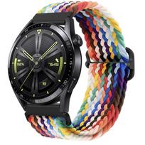 Elastic Straps For Samsung Galaxy Watch7/FE/4/5 Pro/6 Classic/20mm 22mm Braided belt bracelet correa for Huawei Ultimate GT6 GT5Pro 3 4 Solo Loop Band 22mm Width Universal