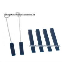 Xuyi Rubber Mute Fork for Piano Tuning: Middle-High Tone white