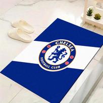 Futbolo Chelsea F C Kilimas Svetainės Miegamojo Namų Sofos Dekoravimui, Vaikų Žaidimams Neslystantis Grindų Kilimėlis 80x120cm( 31x47in) gray