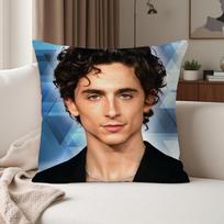 Aktoriaus Timothée Chalamet Pagalvės užvalkalas Tinka Miegamiesiems Svetainėms Automobiliams Namų Dekoras 30x30cm 12x12in black