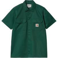 Carhartt WIP Mygtukais Tiesaus kirpimo trumpomis rankovėmis marškiniai Vyriški marškiniai Žalias I027580-1XH-XX M