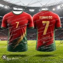Ronaldo futbolo marškinėliai suaugusiems Atminimo futbolo marškinėliai Kvėpuojantys Greitai džiūstantys Treniruočių vaikams T-shirt 4XL white