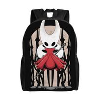 Hollow Knight Silksong Backpack for Men Women Cool Student Work Daypack Game College Canvas Bags Outdoor beige