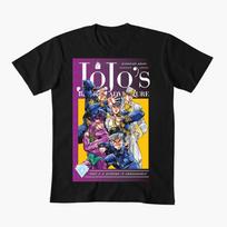 0413 JoJo keisti nuotykiai Anime Dovana marškinėliai 100% medvilnė spausdinti Grafiniai drabužiai Y2K drabužiai Animacinis marškinėlis Visų dydžių Viršutiniai drabužiai S black