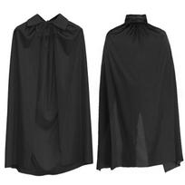 Adult Black Halloween Grim Reaper/Wizard Cosplay Cloak - Single Layer Children's Cape. 90cm black