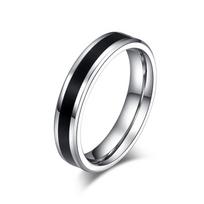 Vnox Klasikiniai vestuviniai žiedai moterims vyrams nerūdijančio plieno poros papuošalai pažadų juosta aljanso Bijoux 12 gray