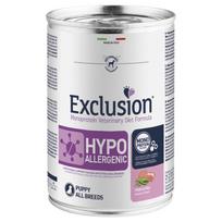 Exclusion Hypoallergenic konservai šuniukams su kiauliena ir žirniais 400 g | 16932 | 8011259002822