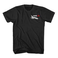 MiG 21 naikintuvas Aviacija Juodi vyriški marškinėliai trumpomis rankovėmis Laisvalaikio 100% medvilnės Harajuku marškinėliai S įvairiaspalvis