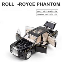 1:32 Rolls Royce Phantom Viii Luxury Sedan Alloy Diecast Model Car Desktop Display Collectible Ornament Holiday Present For Boys gray