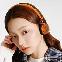 Edifier Doo Ace Retro Wireless Bluetooth Headphones saulėlydžio oranžinė spalva
