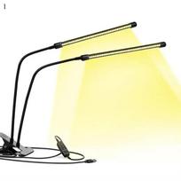 1 vnt. LED USB augimo lempa Fitolampa augalams su valdymu Viso spektro 3000K Fitolampos šviesos Namų gėlių daigų spaustukas Fito lempa