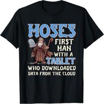Jewish Passover Torah Faith Moses First Man With A Tablet T-Shirt S