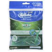 Oral-B, Scope® Outlast™ Disposable Floss, Mint, 75 Count Disposable Floss gray