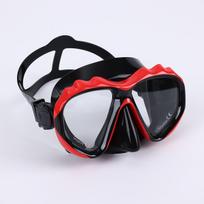Prescription Myopia Diving Mask with Nose Protector - Large Frame Snorkeling Set Regular