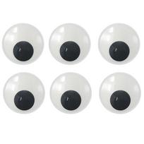 6PCS 5.9 Inches Giant Googly Eyes Giant White Large Sticky Eyes Black Self Adhesive Black White Googly Eyes DIY Crafts antikvarinės žalvario spalvos