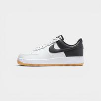 Nike Air Force 1 Low '07 LV8 White Black Metallic Silver 42 juoda