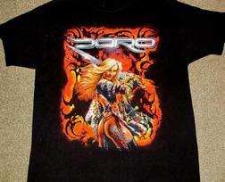 WARRIOR SOUL CD TOUR Doro Pesch Shirt Classic Black Unisex M