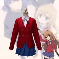 Anime tigras DRAKONAS Toradora Cosplay Taiga Aisaka Cosplay Kostiumas perukas mokyklos uniformos pilnas komplektas pagal užsakymą XL white