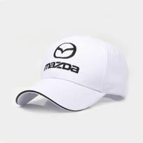 Beisbolo kepurė Lauko vasaros sportinė kepurė Siuvinėta vyrams moterims Beisbolo kepurė Mazda 2 Mazda 3 MS Mazda 6 CX-5 CX3 priedams balta