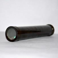 Antikvarinis Vintažinis Jūrinis 17.78 Cm Žalvarinis Kaleidoskopas Rankų Darbo Nautinis Juodos Apdailos gray