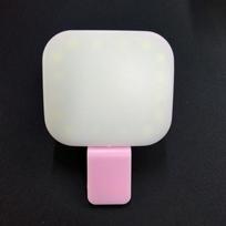 Phone Light Rechargeable Portable Night Light, LED Video Lamp for Live Photography Vlog Makeup, rožinė