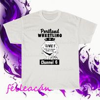 Brand New Portland Wrestling Logo American T-Shirt Funny Size S to 5XL S