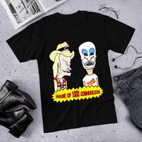 Beavis and Butt-Head Cornholio Parody Graphic T-Shirt – Short Sleeve Tee Unisex T-Shirt M white