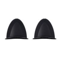 2pcs Universal Motorcycle Helmet Cat Ears Decoration Outdoor Sport Devil's Horns Corner Motorcycle Helmet Decoration Accessories black