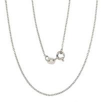 Sidabrinė grandinėlė Anchor round 1 mm, Sidabras 925 praba, rodis (padengti)