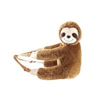 40cm pliušinis gyvūno kuprinė kimštas kawaii tinginys lop avinėlis dviejų pečių krepšys pliušinis piniginė pirkinių krepšys dovana 40cm backpack brown