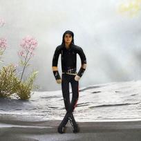 Michael Jackson Cosplay Prop Doll Pop Abstract Plush Doll Skeleton Poseable MJ Rat Dry Figure Funny Collectible Gift for Fans gray