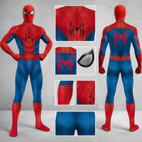 New Spider-Man Cosplay Bodysuit Costume Halloween Outfit Kids Adults Spider-Man Suit less