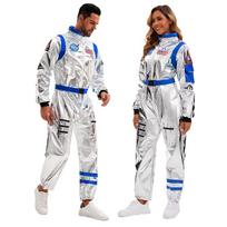 Astronaut Astronaut Pilot COS Costume Halloween Show Suit Men's and Women's Space Suits M gray