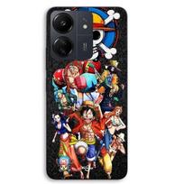 Coque Pour Xiaomi Redmi 13C 4g One piece Monkey Luffy équipage anime manga Maniacase juoda