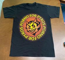 Rare Porno For Pyros Band Gift Funny Black S-5XL Unisex Shirt VK089 L brown