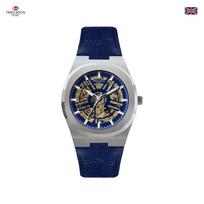 PRECIOUS DUKE China Brand Skeleton Automatic Mechanical Luminous Pointer Titanium case Genuine Leather Band 30M Water