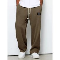 Men Summer Loose Straight Wide Leg Waffle Casual Sports Pants S