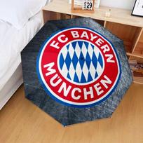 1PC Munich FC Crest Printed Umbrella Folding umbrella, automatic umbrella 8-Frame for Travel, camping Fan gifts Christmas Gifts