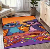 Halloween Stitch Pumpkin Area Carpet Door Mat Entrance Floor Mat Outdoor Floor Mat Mat Living Room Sofa Mat Soft Home Carpet 50x80cm