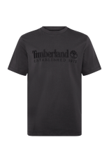Timberland - Ss Embroidered Tee - Marškinėliai trumpomis rankovėmis - Juoda