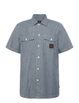 Levi's® - Ss Worker Ww Washington Stripe - Džinsiniai marškiniai - Tamsiai mėlyna