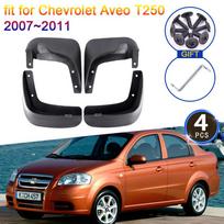 For Chevrolet Aveo T250 2007 2008 2009 2010 2011 Mud Flaps Splash Fender Guard Mudflap Front Rear Wheels Car Stying Accessories
