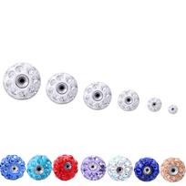 Shamballa deimantinis rutuliukas auskaras lūpai, antakiui, nosiai, bambai ir ausims 4mm*1.2 Thread