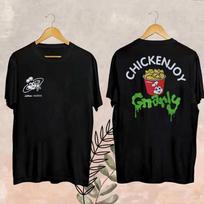 Jollibee X Katseye Chickenjoy Gnarly 2025 T-Shirt Reprint T shirt HOT!!! Unisex T-Shirt L black