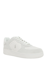 Polo Ralph Lauren - Masters Court Leather-Suede Sneaker - Žemakulniai sportbačiai - Balta